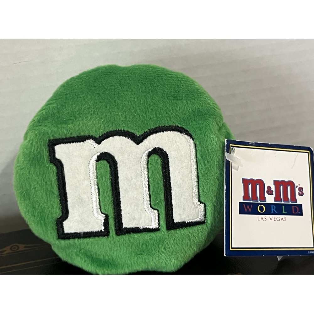 Green M&M Beanie Plush New Las Vegas NWT‎ - Picture 2 of 3